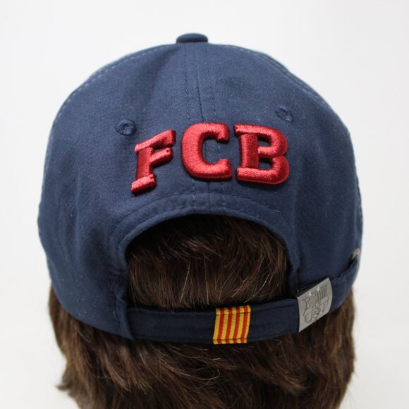 FC Barcelona Hat Adult Adjustable Blue/Red FCB Football/Soccer Baseball Cap - Picture 5 of 12